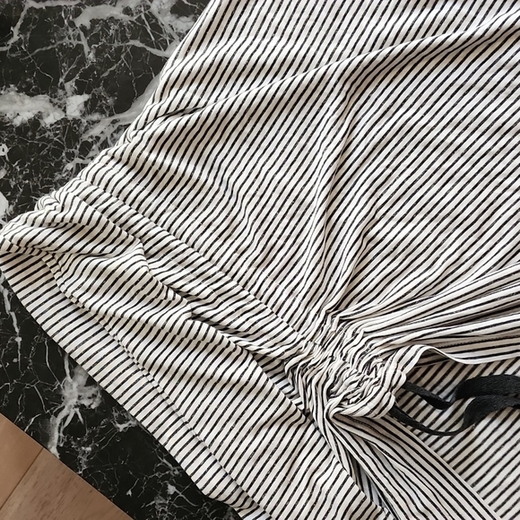 Allsaints Belted Stripes Tee Shirt Dress - Picture 6 of 7